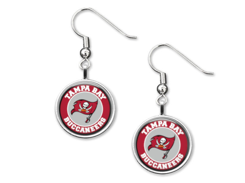 Tampa Bay Buccaneers 12mm Dangle Earrings