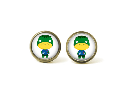 Animal Crossing New Horizon Kapp'n 12mm Post Earrings