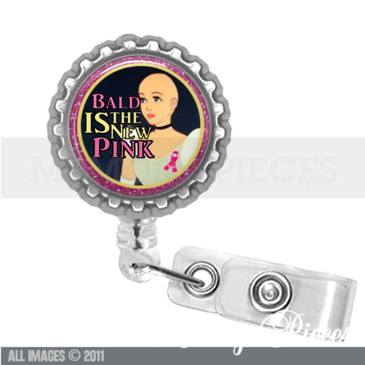 Disney Princess Bald is Beautiful Retractable Badge Holder/Reel