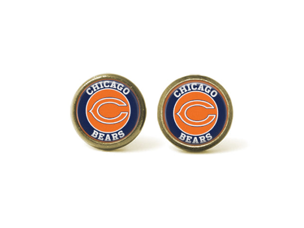 Chicago Bears 12mm Post Earrings