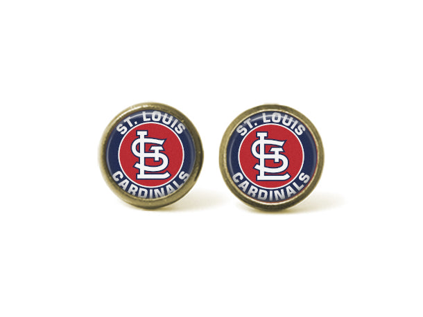 St Louis Cardinals 12mm Post Earrings