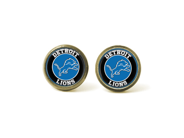 Detroit Lions 12mm Post Earrings