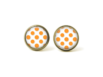 Polka Dot 12mm Post Earrings