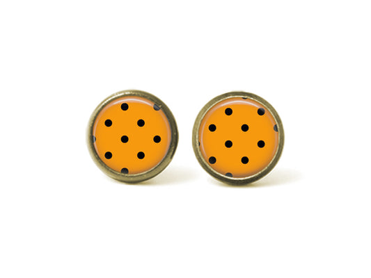 Polka Dot 12mm Post Earrings