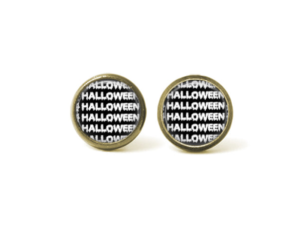 Halloween 12mm Post Earrings