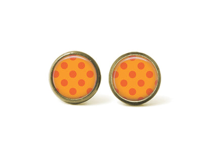 Polka Dot 12mm Post Earrings