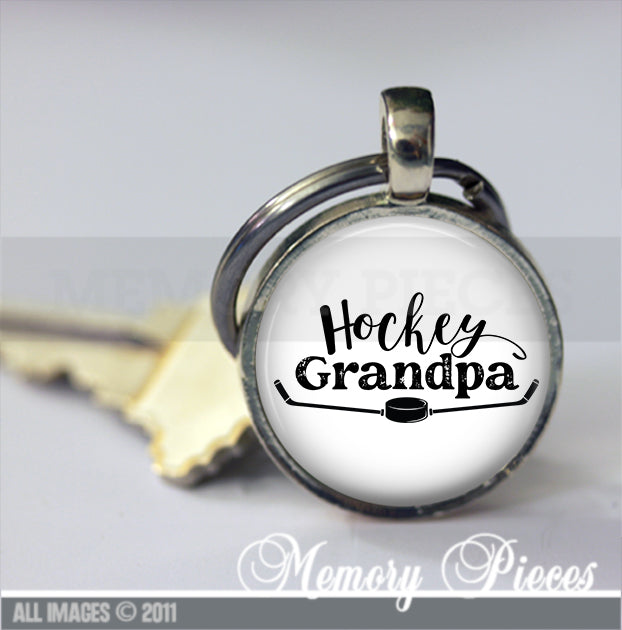 'Hockey Grandpa' Keychain/Pendant