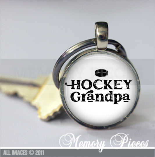 'Hockey Grandpa' Keychain/Pendant