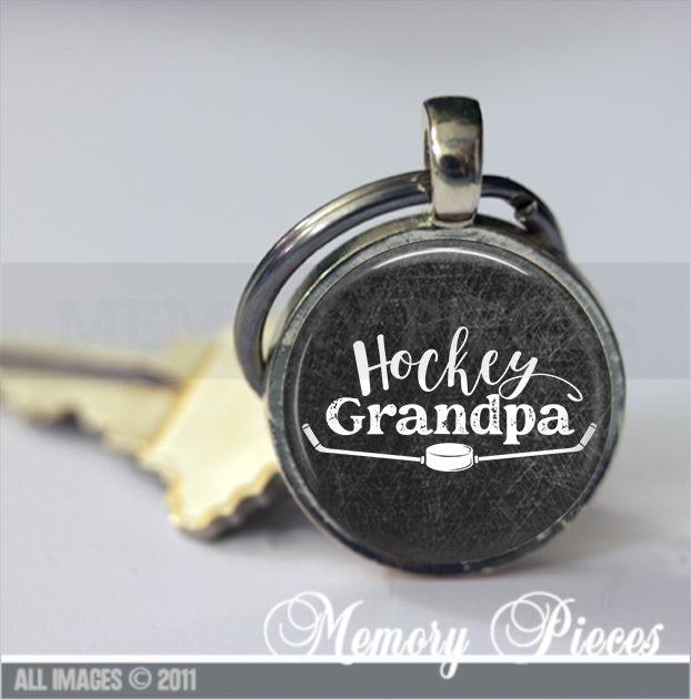 'Hockey Grandpa' Keychain/Pendant