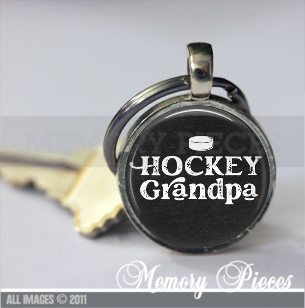 'Hockey Grandpa' Keychain/Pendant