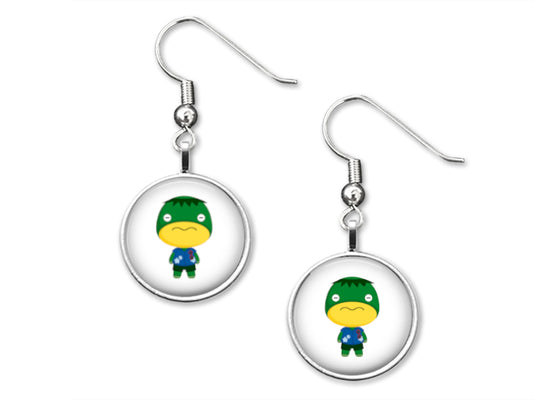 Animal Crossing New Horizon Kapp'n 12mm Dangle Earrings