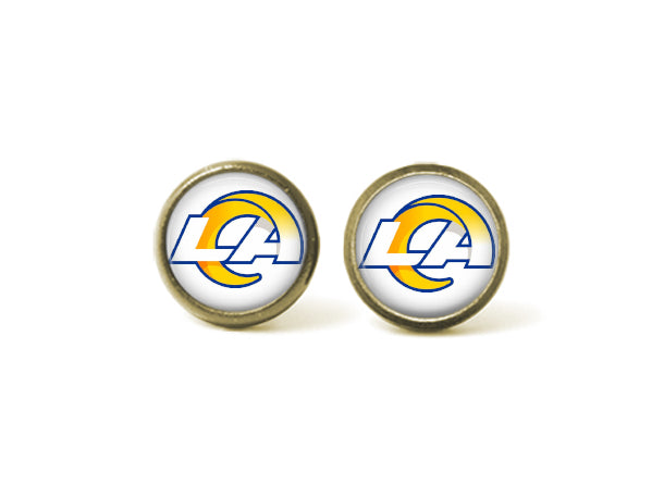 LA Rams 12mm Post Earrings