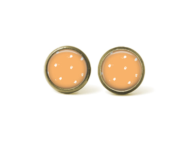 Hobo Polka Dots 12mm Post Earrings