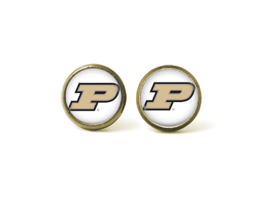 Purdue University 12mm Post Earrings