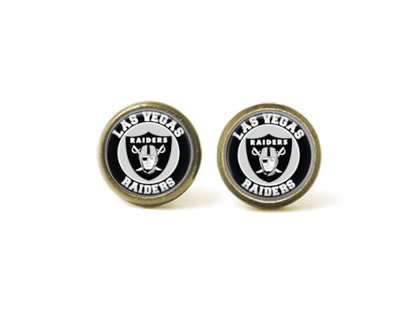 Las Vegas Raiders 12mm Post Earrings