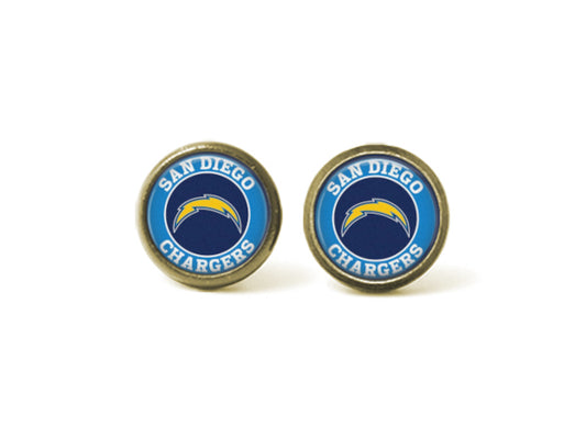 San Diego Chargers Football 12mm Post Earrings