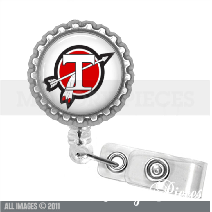 Tecumseh High School - Lynnville Indiana Retractable Badge Holder/Reel