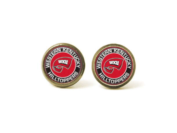 Western Kentucky Hill Toppers 12mm Post Earrings