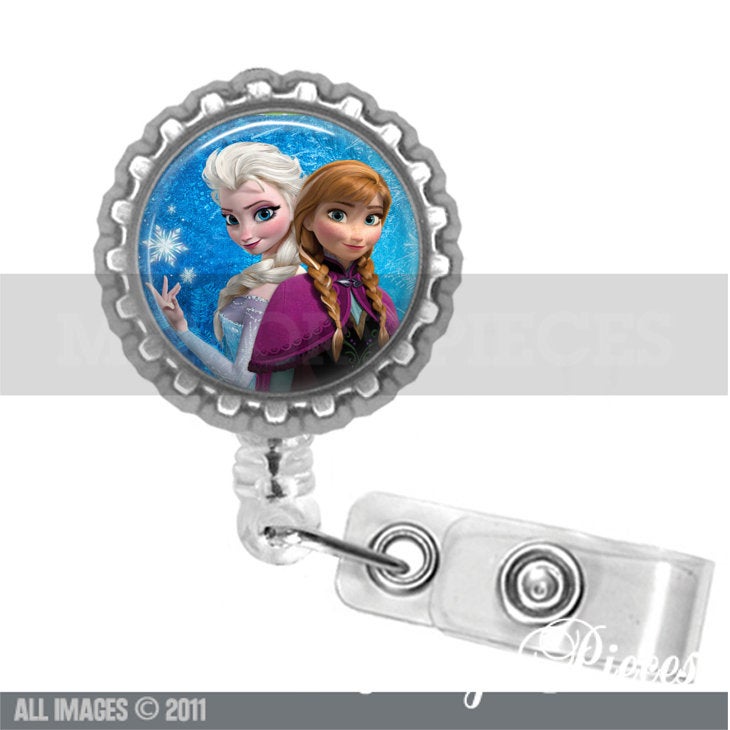 Frozen Retractable Badge Holder/Reel