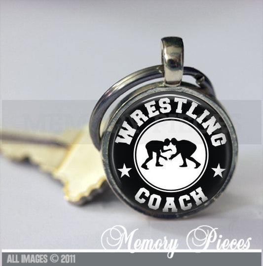 Wrestling Coach Keychain/Pendant