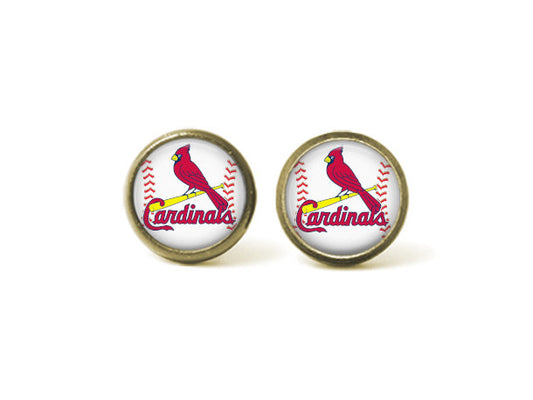 St Louis Cardinals 12mm Post Earrings