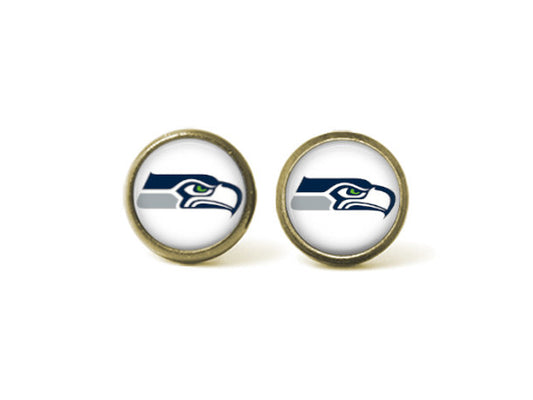 Seattle Seahawks 12mm Post Earrings