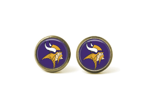 Minnesota Vikings 12mm Post Earrings