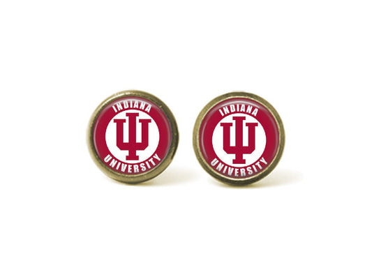 Indiana University IU 12mm Post Earrings