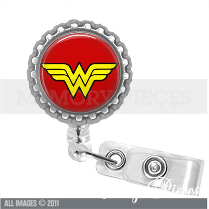 Wonder Woman Retractable Badge Holder/Reel