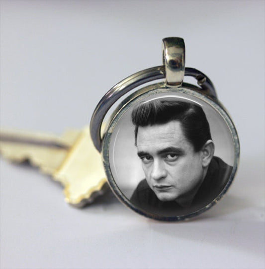 Johnny Cash Keychain/Pendant