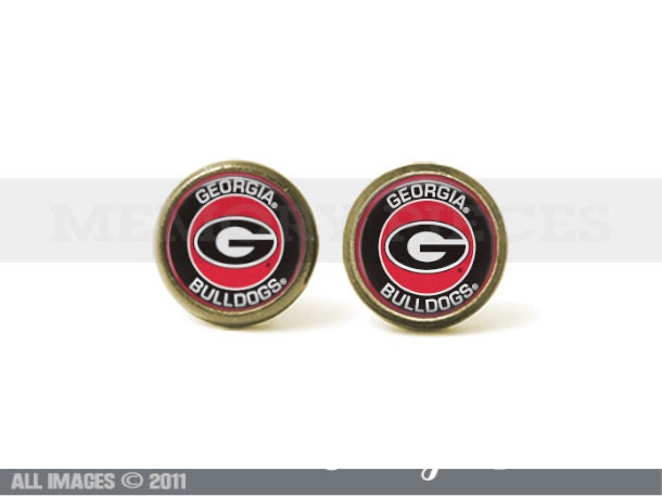 Georgia Bulldogs 12mm Post Earrings