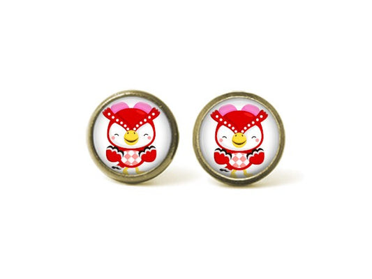 Animal Crossing New Horizon Celeste Owl 12mm Post Earrings