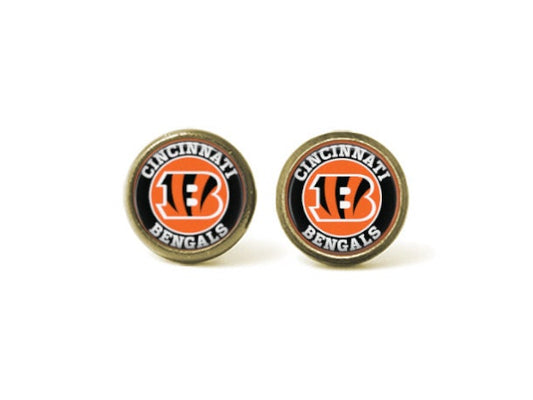 Cincinnati Bengals 12mm Post Earrings