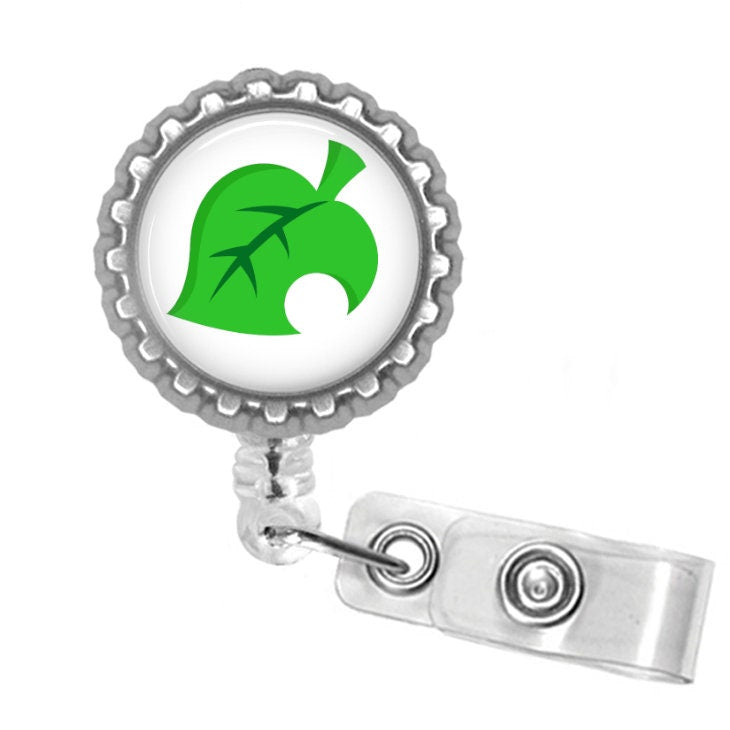 Animal Crossing New Horizon Leaf Retractable Badge Holder/Reel