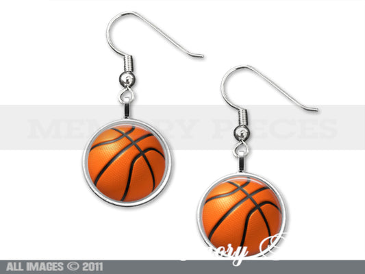 Basketball 12mm Dangle Earrings